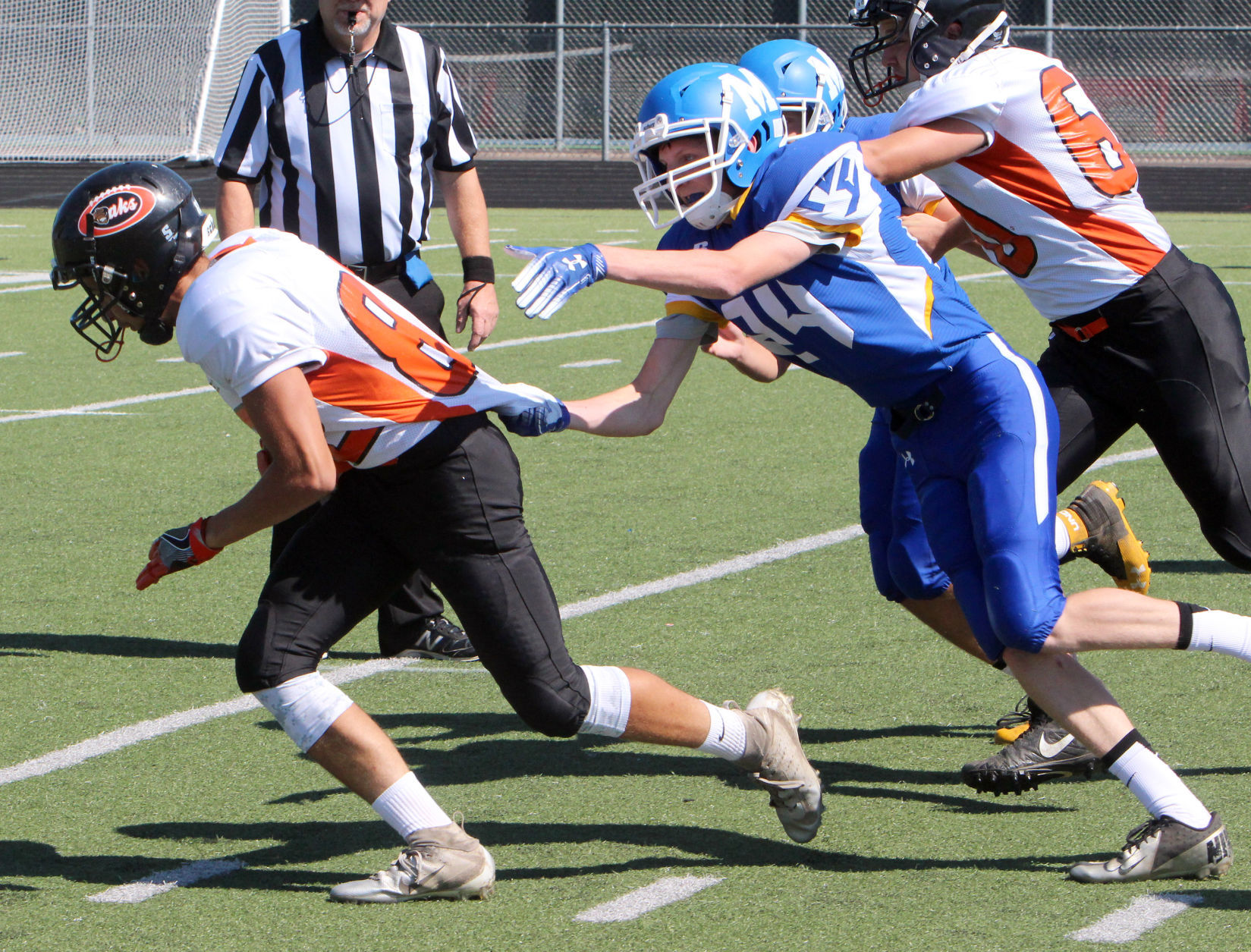 Oakfield at McDonell football 9-8-18